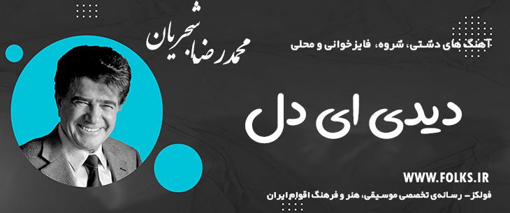 دانلود آهنگ دشتی «دیدی ای دل» – استاد شجریان [کیفیت ۳۲۰] فولکز